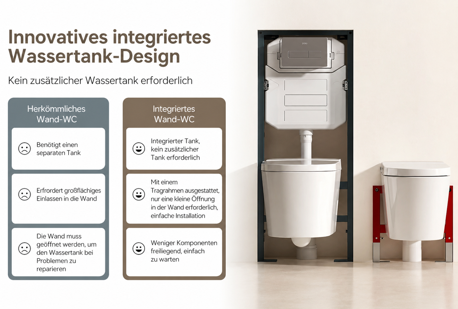 Dusch WC mit Bidet & Sitzheizung