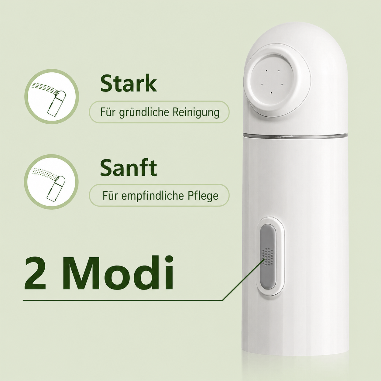 Elektrischer Bidet-Aufsatz für Wasserflasche (mit Akku & USB-C)