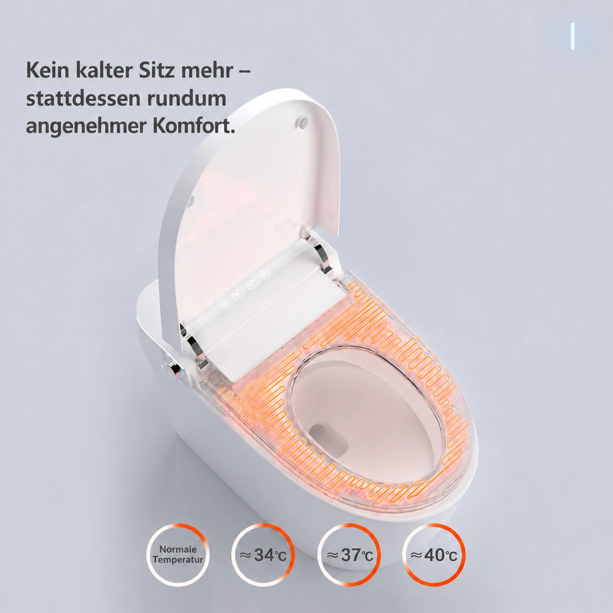 Ewig Pro Floor: Stehendes Dusch-WC  > Spülkasten integriert 