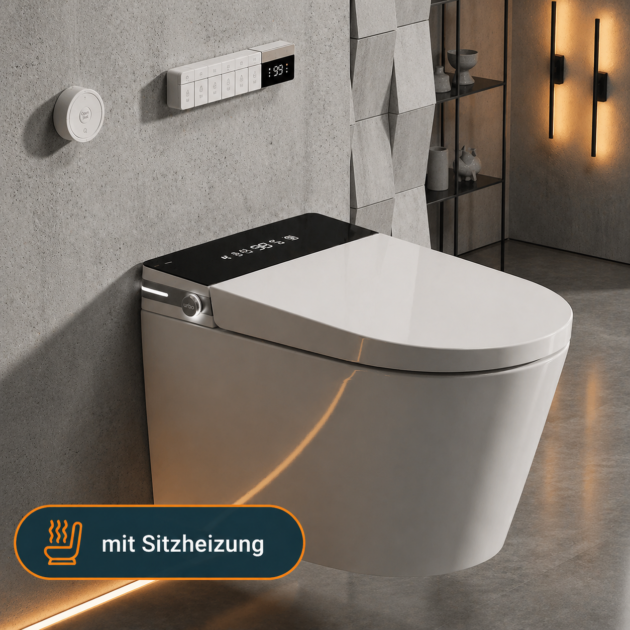 Dusch WC mit Bidet & Sitzheizung
