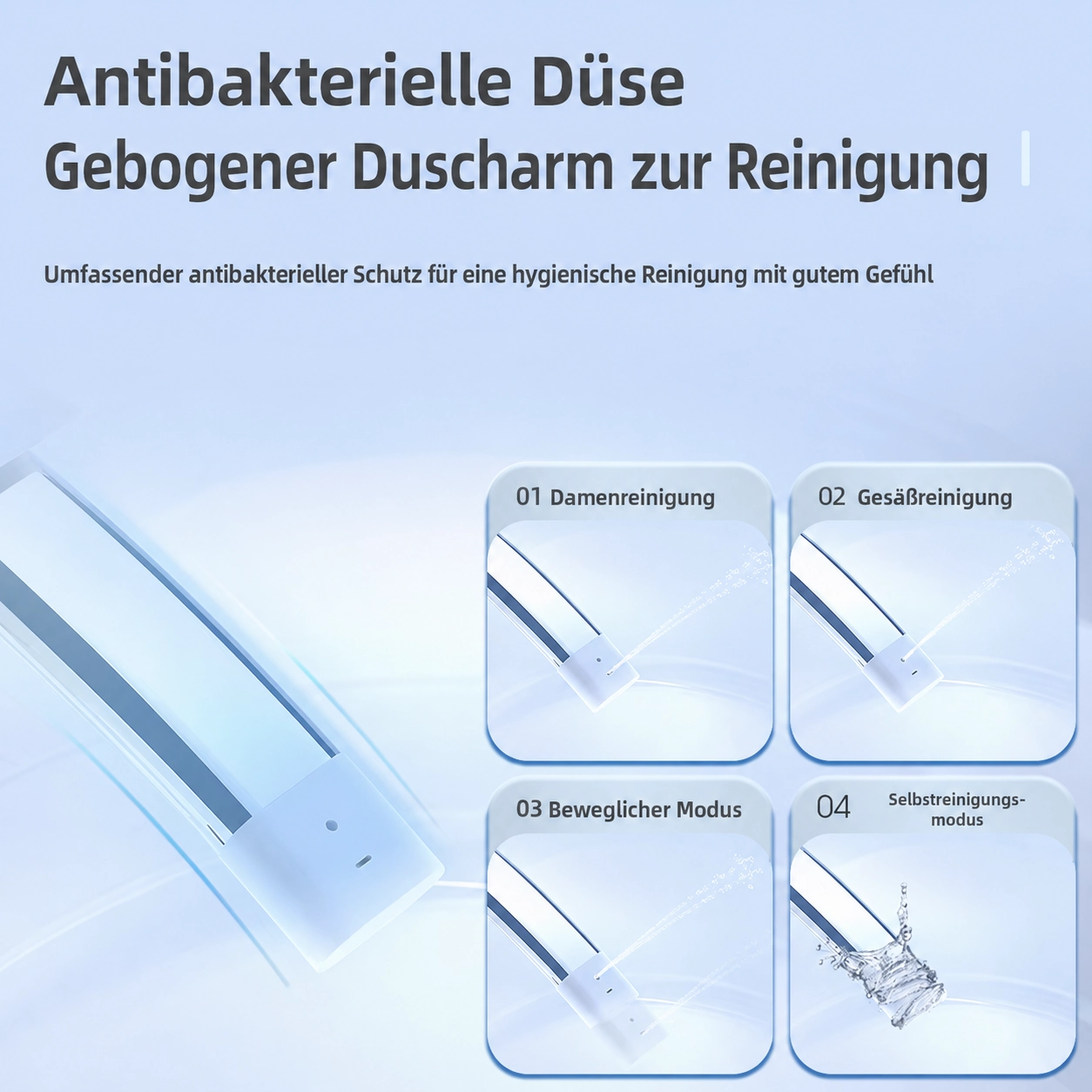 Ewig Pro Floor: Stehendes Dusch-WC  > Spülkasten integriert 