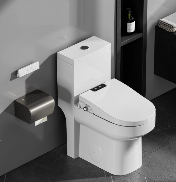 Dusch-WC Aufsatz für WC, mit Föhn, Sitzheizung und Bidet (Dusch-WC zum Nachrüsten)
